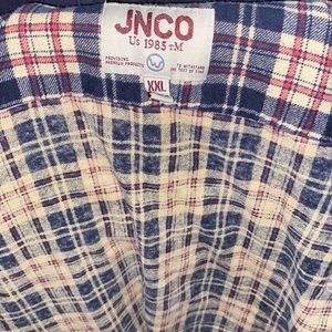 Bergendy blue white flannel